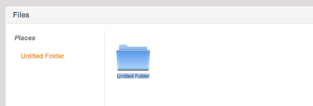 Files Module New Folder